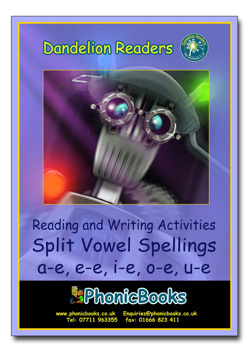 Dandelion Readers Split Vowel Spellings Workbook SPELD VICTORIA BOOKSTORE