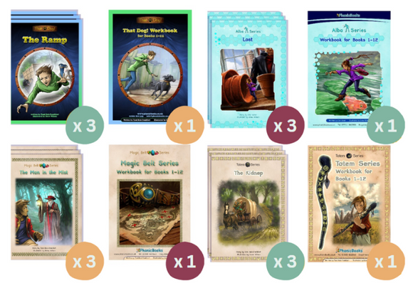 Catch-Up Readers Bundle 2 - CVC through to vowel spellings Bundle 1